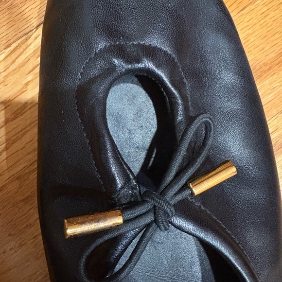 ALOHAS Black Leather Ballet Flats Size 42 Great Condition - Picture 8 of 11